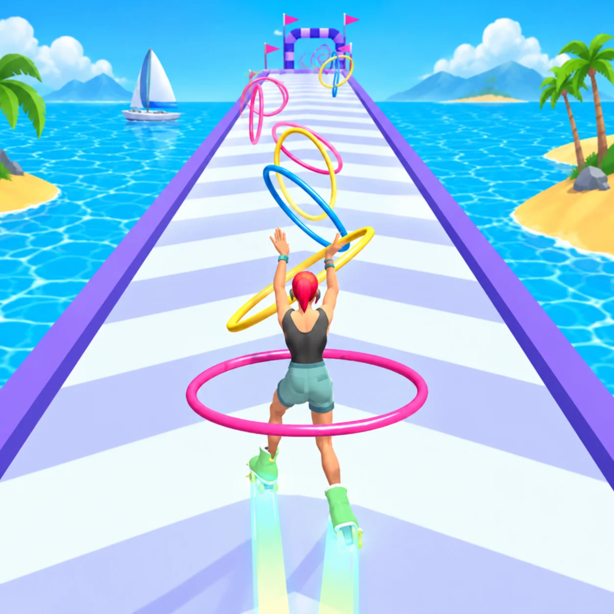 Hula Hoop Race